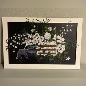 Truck + Flower Wall Hanging